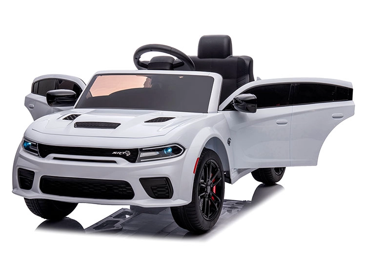 AUTO A BATERIA KIDSCOOL DODGE CHARGER SRT BLANCO 12V - 6