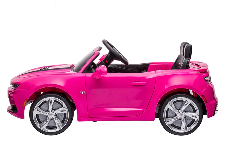 AUTO A BATERIA KIDSCOOL CHEVROLET CAMARO ROSADO 12V - 2