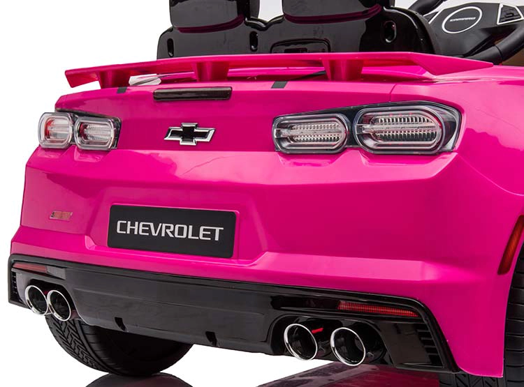 AUTO A BATERIA KIDSCOOL CHEVROLET CAMARO ROSADO 12V - 11