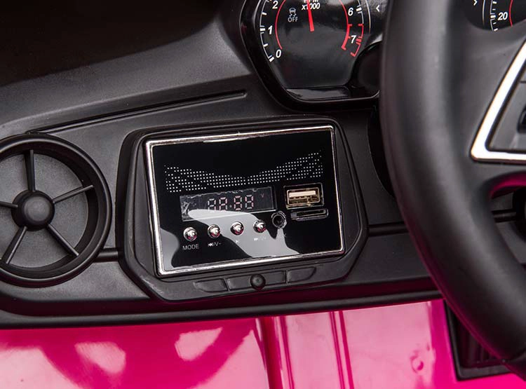 AUTO A BATERIA KIDSCOOL CHEVROLET CAMARO ROSADO 12V - 15