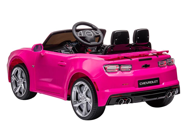 AUTO A BATERIA KIDSCOOL CHEVROLET CAMARO ROSADO 12V - 3