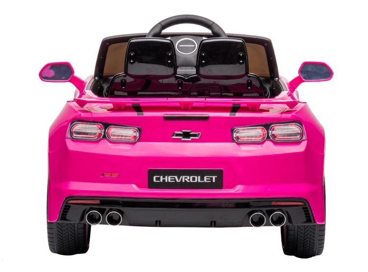 AUTO A BATERIA KIDSCOOL CHEVROLET CAMARO ROSADO 12V - 4