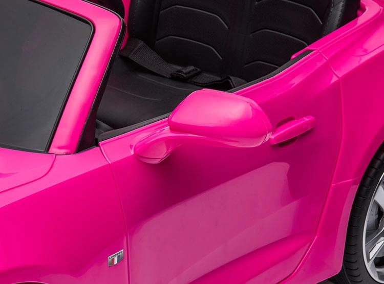 AUTO A BATERIA KIDSCOOL CHEVROLET CAMARO ROSADO 12V - 6