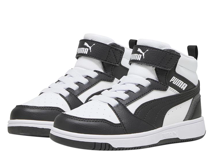 ZAPATILLAS UNISEX PUMA NEGRO REBOUND V6 MID AC - 2