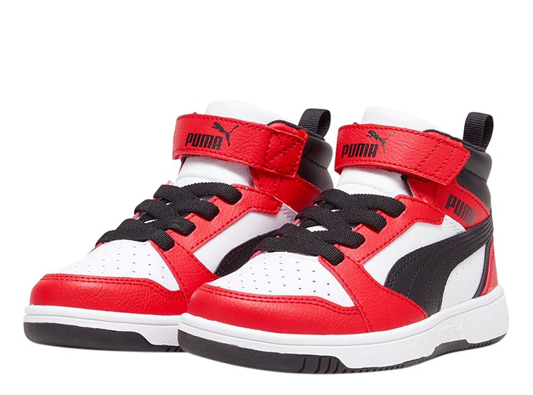 ZAPATILLAS UNISEX PUMA ROJO REBOUND V6 MID AC - 2