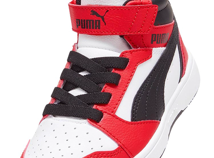 ZAPATILLAS UNISEX PUMA ROJO REBOUND V6 MID AC - 4
