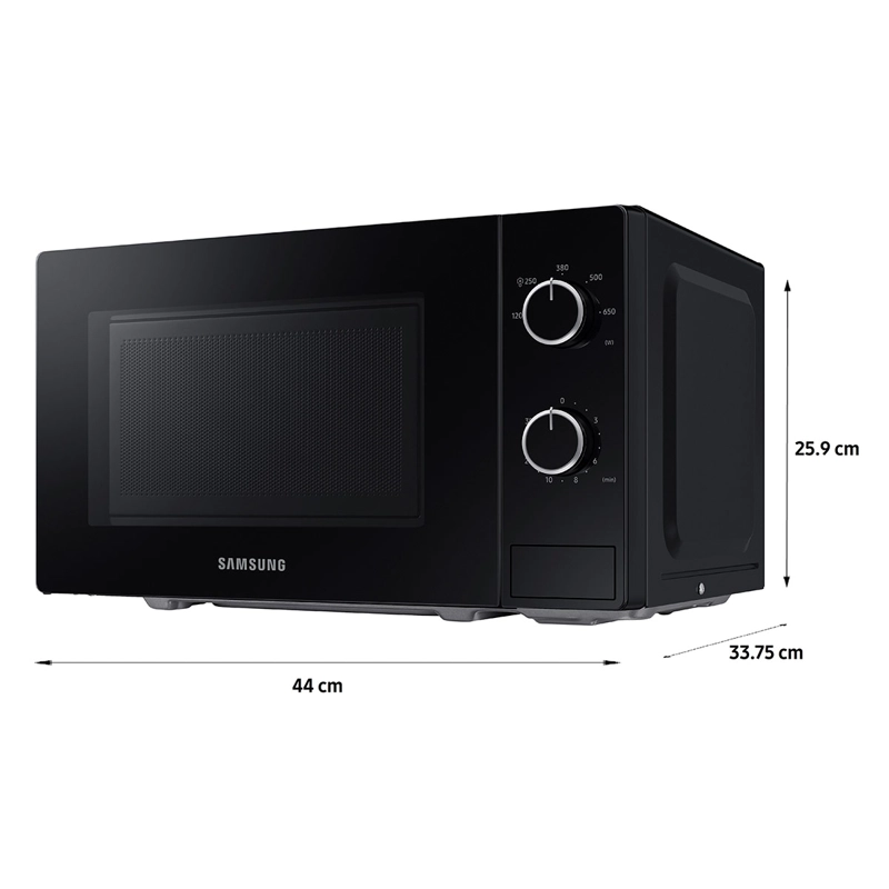 MICROONDAS SAMSUNG 20 L MS20A3010AL/ZS PLATO GIRATORIO - 3