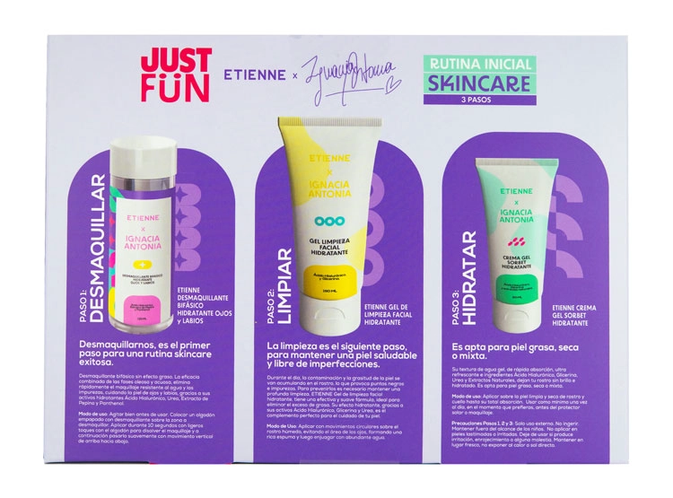 SET FACIAL ETIENNE SKINCARE X IGNACIA ANTONIA JUST FOR FUN - 4