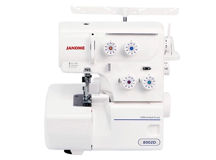 COMBO JANOME MAQUINA DE COSER EASY JEANS PLUS + OVERLOCK 8002D - 3