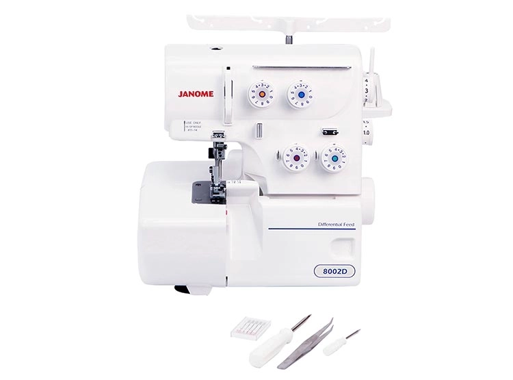 COMBO JANOME MAQUINA DE COSER EASY JEANS PLUS + OVERLOCK 8002D - 5