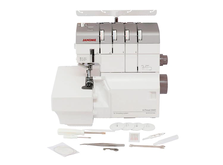 MÁQUINA OVERLOCK JANOME AIRTHREAD 2000D - 6
