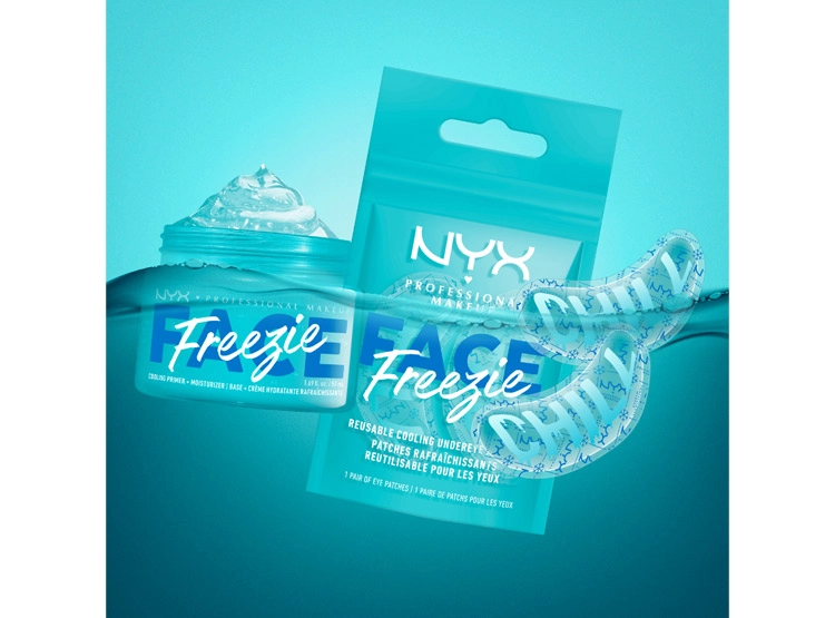 TRATAMIENTO OJOS NYX HIDRATANTE PARCHES FACE FREEZIE 2.2 GR REFRESCANTES REUTILIZABLES - 6