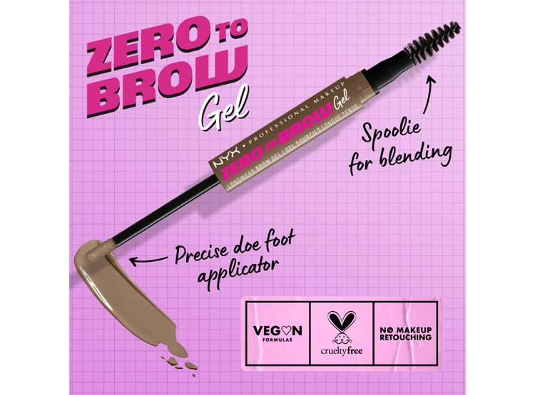 GEL CEJAS NYX ZERO TO BROW 2 ML - 5