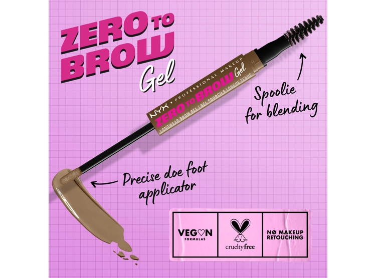 GEL VOLUMIZADOR CEJAS NYX ZERO TO BROW 2 ML - 9