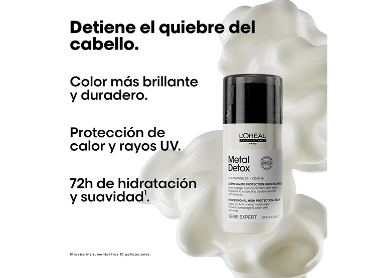 CREMA PEINAR L'ORÉAL PROFESSIONNEL ANTIQUIEBRE PROTECCIÓN UV METAL DETOX 100 ML - 2