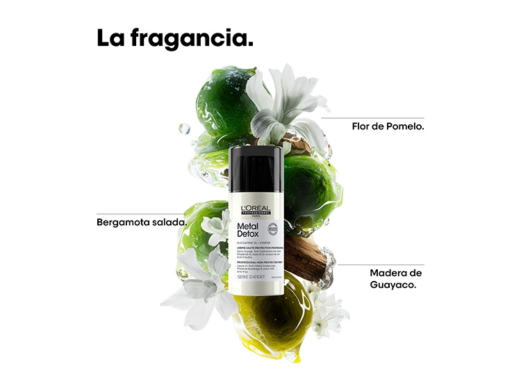 CREMA PEINAR L'ORÉAL PROFESSIONNEL ANTIQUIEBRE PROTECCIÓN UV METAL DETOX 100 ML - 6