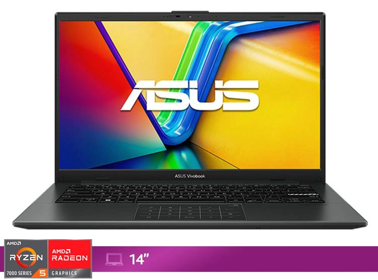 NOTEBOOK ASUS VIVOBOOK GO 14 E1404 AMD RYZEN 5 8GB RAM 512GB SSD 14