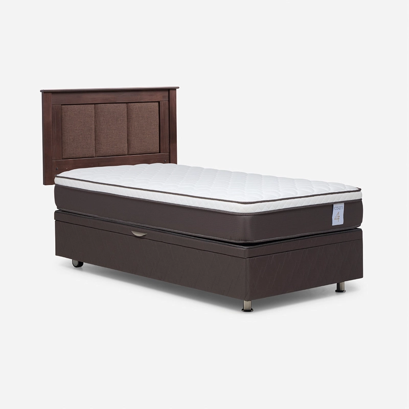JUEGO DE DORMITORIO ROSEN CAMA BOXET NEW STYLE 4 PLUS 1 PLAZA + RESPALDO RACHEL - 2