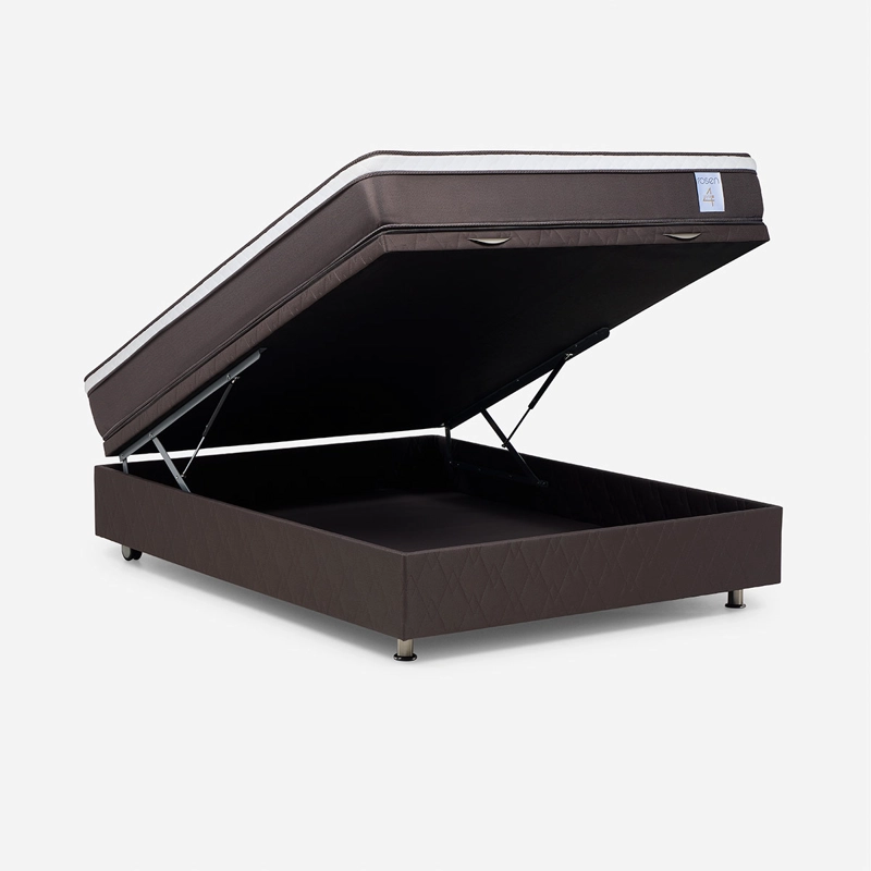JUEGO DE DORMITORIO ROSEN CAMA BOXET NEW STYLE 4 PLUS 2 PLAZAS + RESPALDO FERRARA - 3