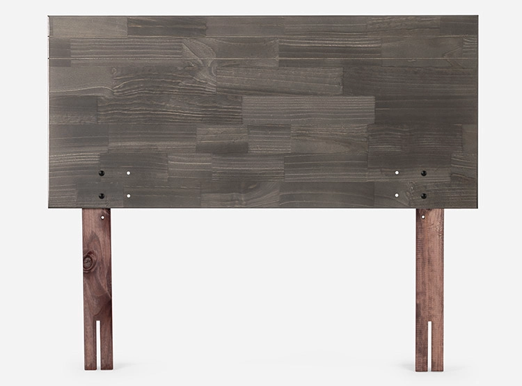 JUEGO DE DORMITORIO ROSEN CAMA DIVAN INDIE 1.5 PLAZAS GRIS + RESPALDO TABOR - 3
