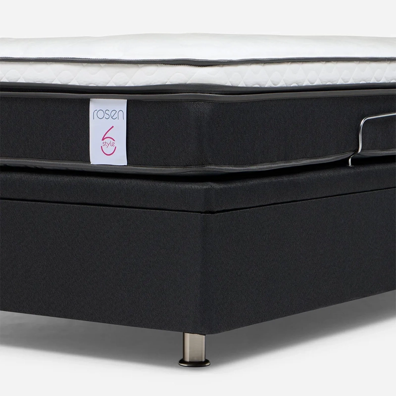 JUEGO DE DORMITORIO ROSEN CAMA BOXET NEW STYLE 6 1 PLAZA + RESPALDO FERRARA - 5