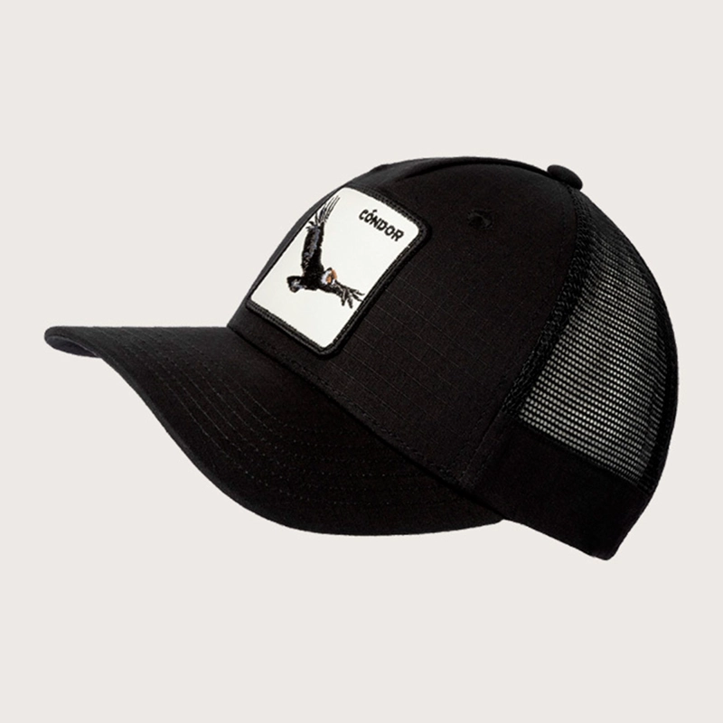 GORRA WILD LAMA CÓNDOR ORGÁNICO NEGRO - 2