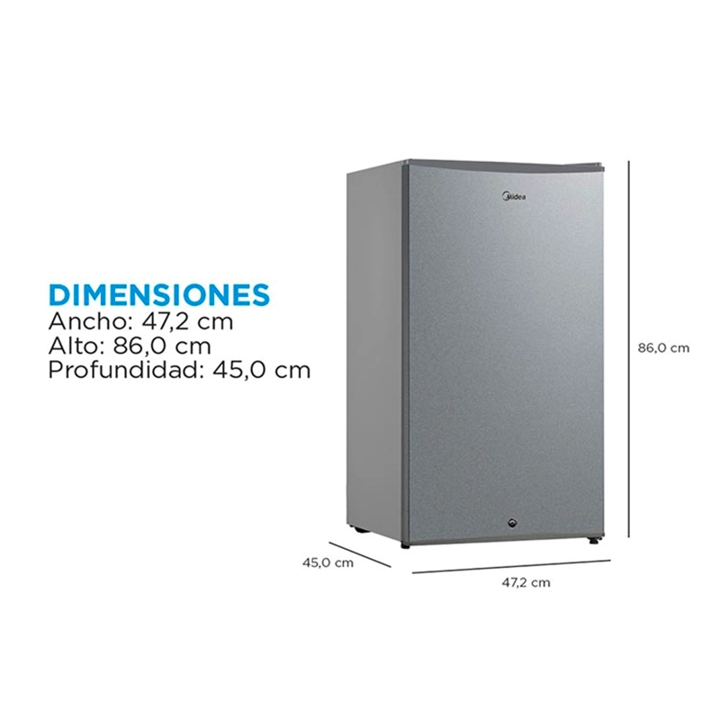 FRIGOBAR MIDEA 93 L FRÍO DIRECTO MDRD142FGE50 - 3