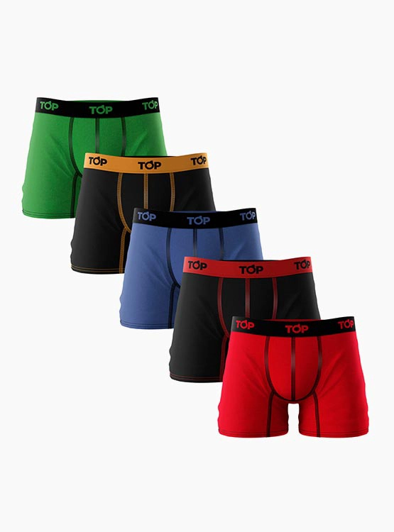 PACK X5 BÓXER TOP