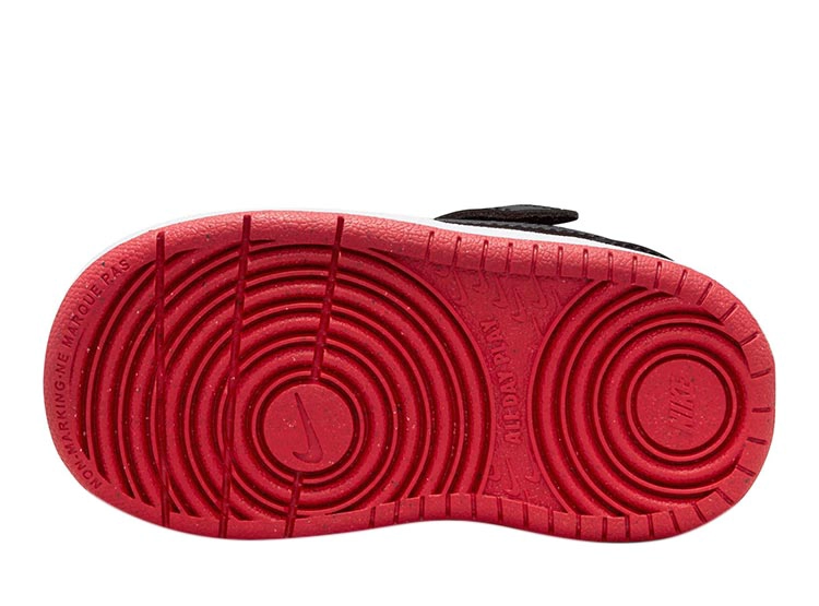 ZAPATILLAS CUERO NIÑO NIKE ROJO COURT BOROUGH LOW RECRAFT - 6