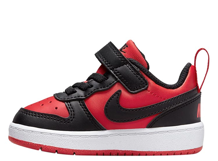 ZAPATILLAS CUERO NIÑO NIKE ROJO COURT BOROUGH LOW RECRAFT - 3