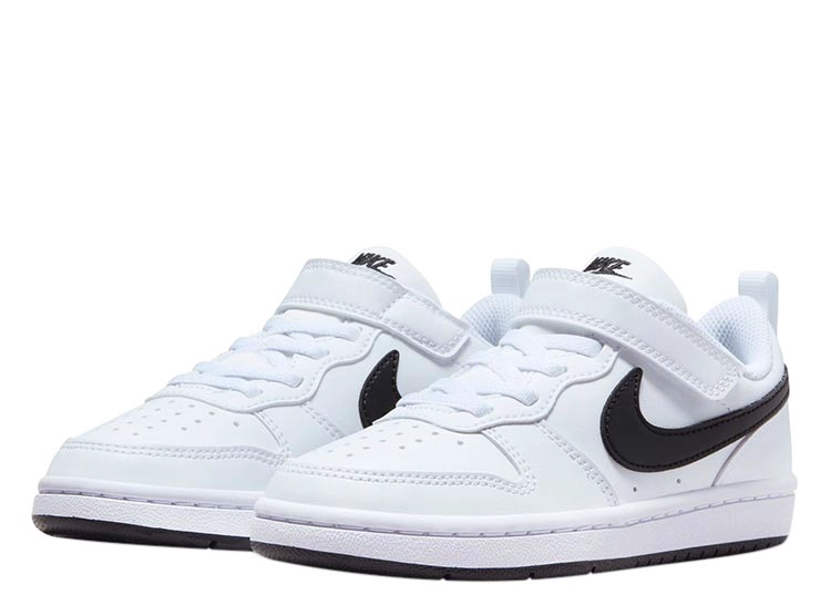 ZAPATILLAS CUERO NIÑO NIKE BLANCO COURT BOROUGH LOW RECRAFT - 2