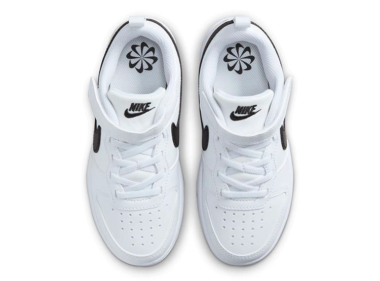 ZAPATILLAS CUERO NIÑO NIKE BLANCO COURT BOROUGH LOW RECRAFT - 4