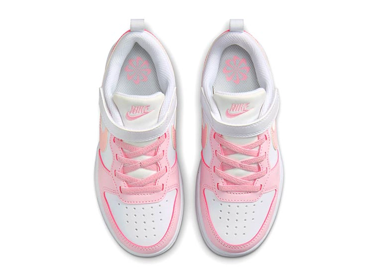 ZAPATILLAS NIÑA NIKE ROSA COURT BOROUGH LOW RECRAFT - 4