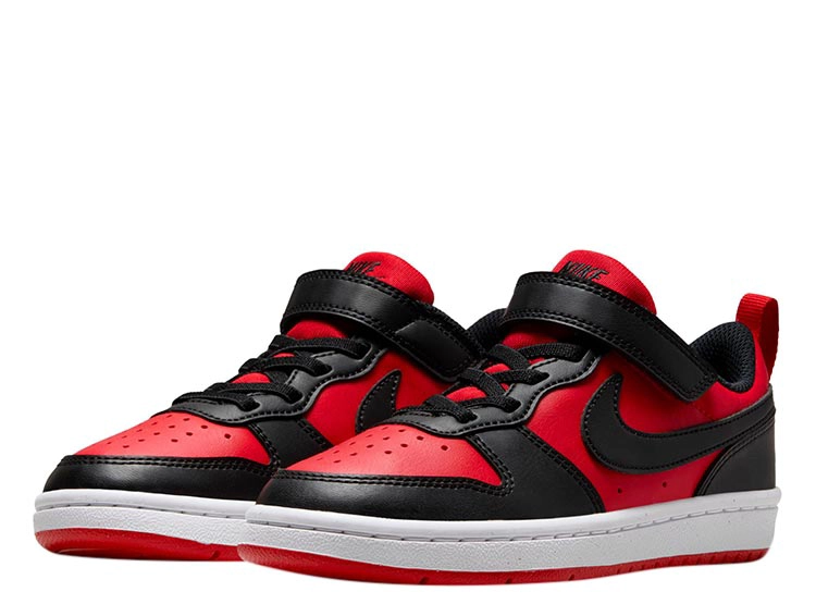 ZAPATILLAS UNISEX NIKE URBANAS ROJO COURT BOROUGH LOW 2 CUERO - 2