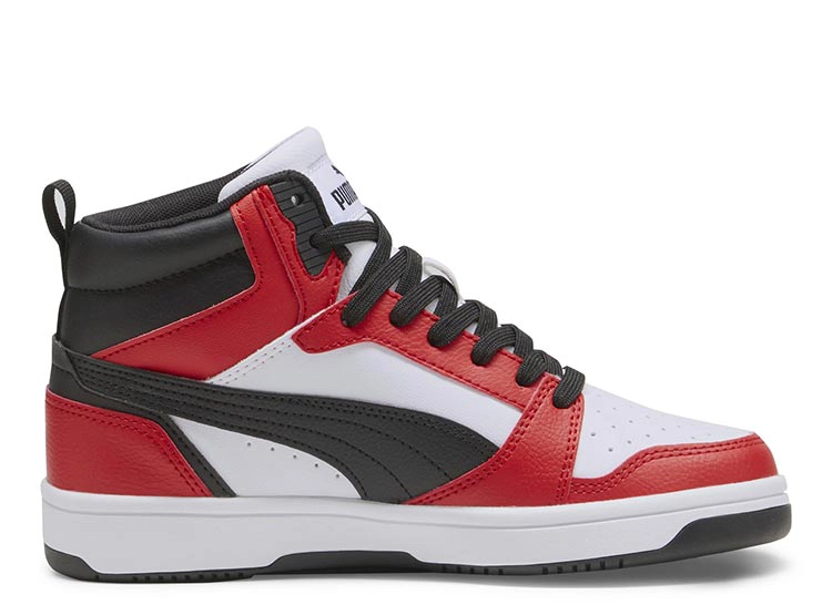 ZAPATILLAS UNISEX PUMA ROJO REBOUND V6 MID JR - 2