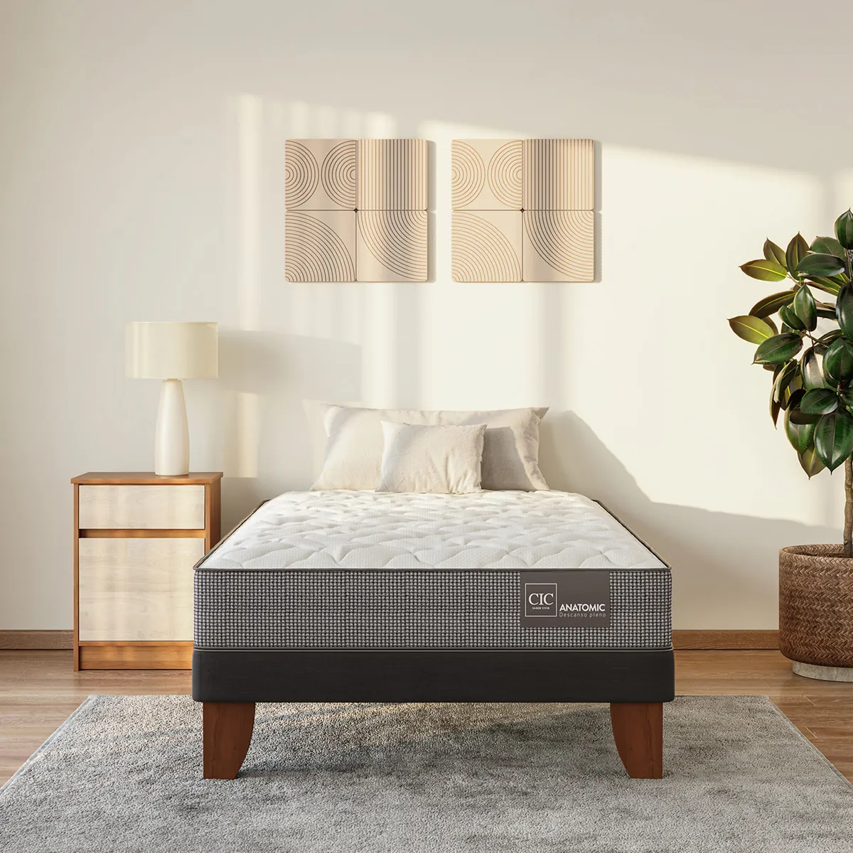 CAMA EUROPEA CIC ANATOMIC 1.5 PLAZAS - 7