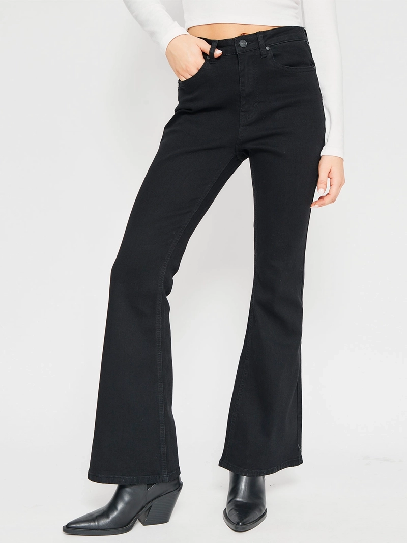 JEANS MUJER INDEX ALGODÓN FLARE BÁSICO - 2