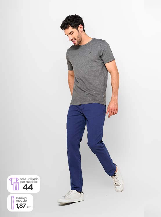 PANTALÓN HOMBRE ROBERT LEWIS ALGODÓN BOLSILLOS - 1