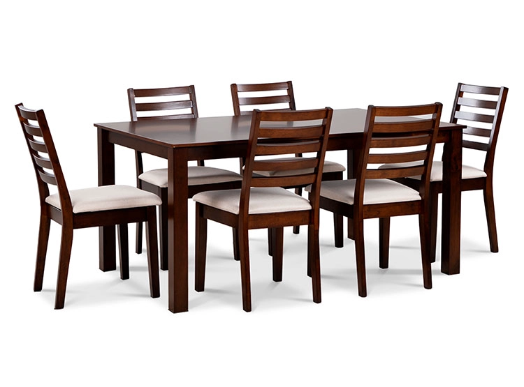 JUEGO DE COMEDOR CIC HELENA 6 SILLAS BEIGE - 2