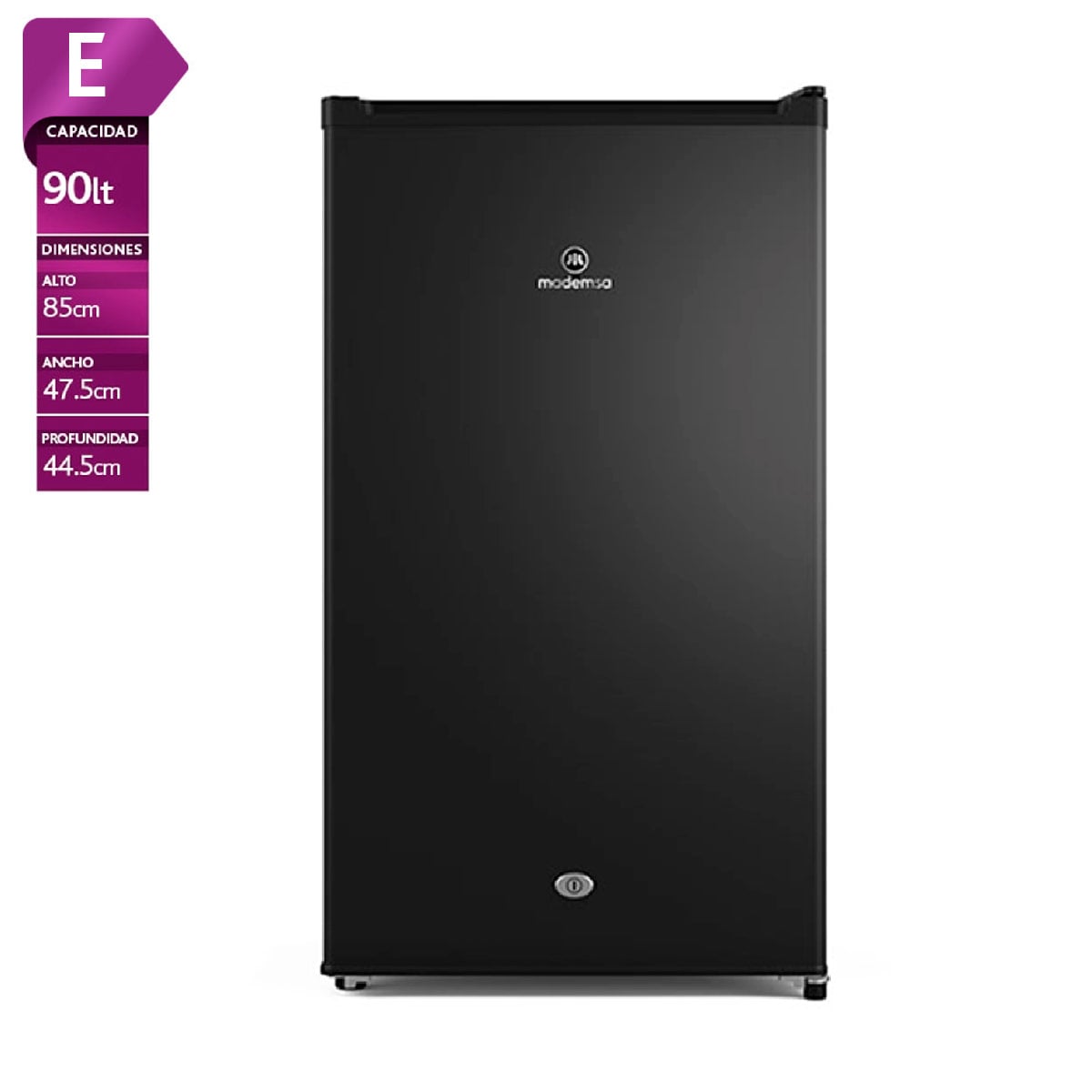 FRIGOBAR MADEMSA MMB91 90L FRÍO DIRECTO NEGRO