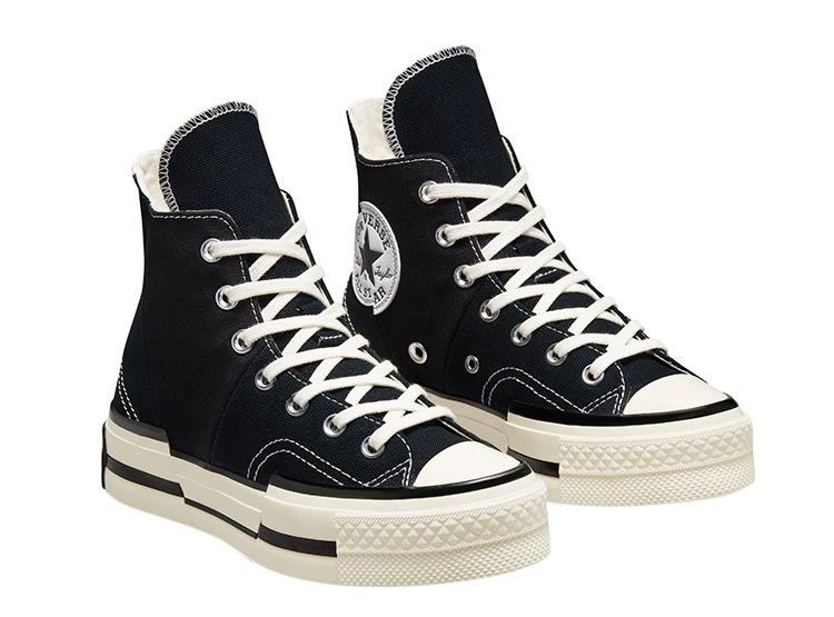 ZAPATILLAS MUJER CONVERSE URBANAS NEGRO CHUCK 70 PLUS - 2