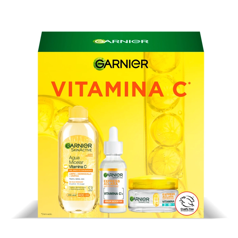 PACK ANTIMANCHAS FACIAL GARNIER EXPRESS ACLARA 480 ML - 4
