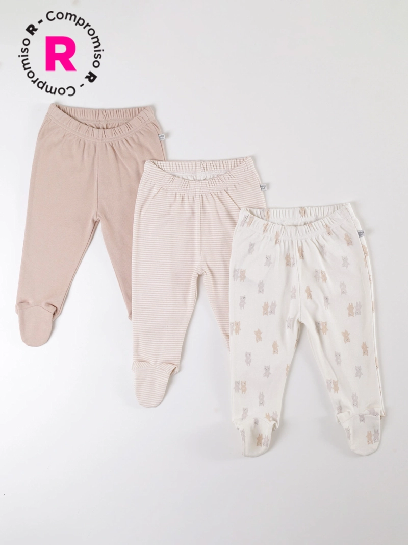 TRIPACK PATITAS UNISEX BABY HARVEST - 1