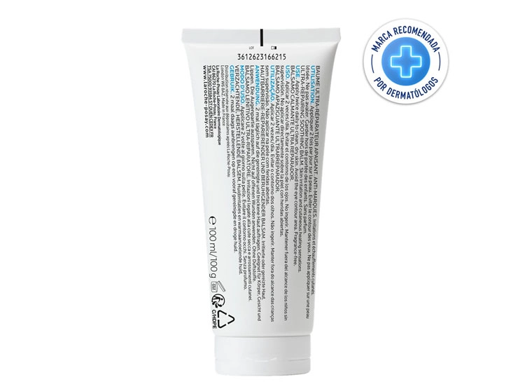 BÁLSAMO MULTIREPARADOR LA ROCHE POSAY CICAPLAST BAUME B5+ 100 ML - 2