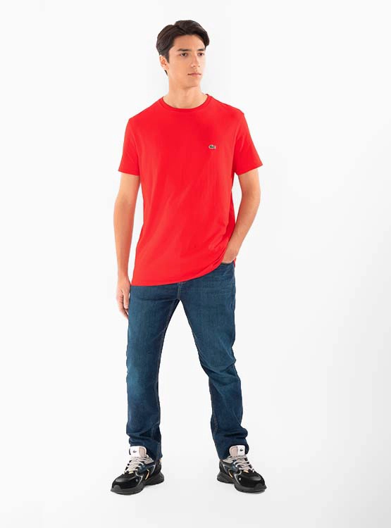 POLERA HOMBRE LACOSTE ALGODÓN  - 4