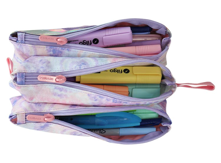 ESTUCHE HEAD CELERIO TIE DYE HEART LILA - 5