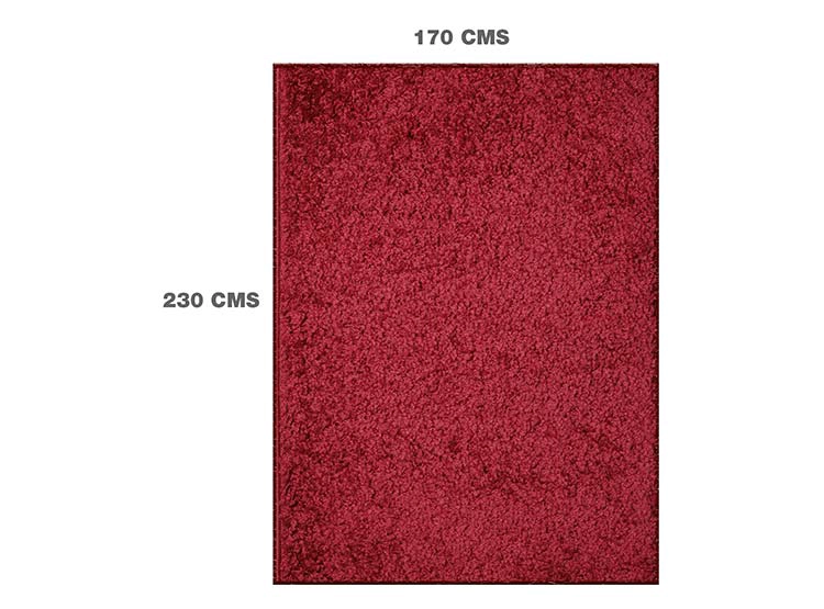 ALFOMBRA DORAL SHAGGY ROJO 170X230 - 4