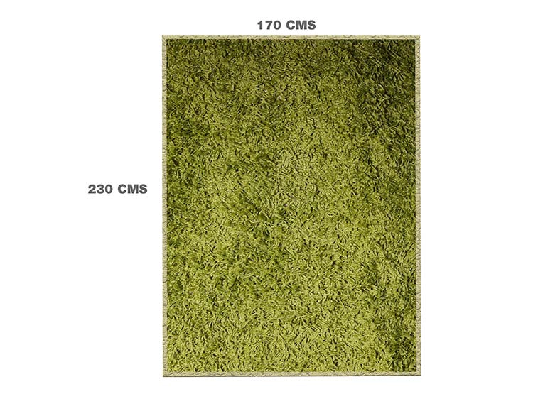 ALFOMBRA DORAL SHAGGY VERDE 170X230 - 4