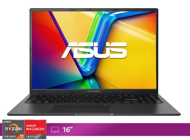 NOTEBOOK ASUS VIVOBOOK 16X M3604 AMD RYZEN 7 16 GB RAM 512 GB SSD 16 - 1