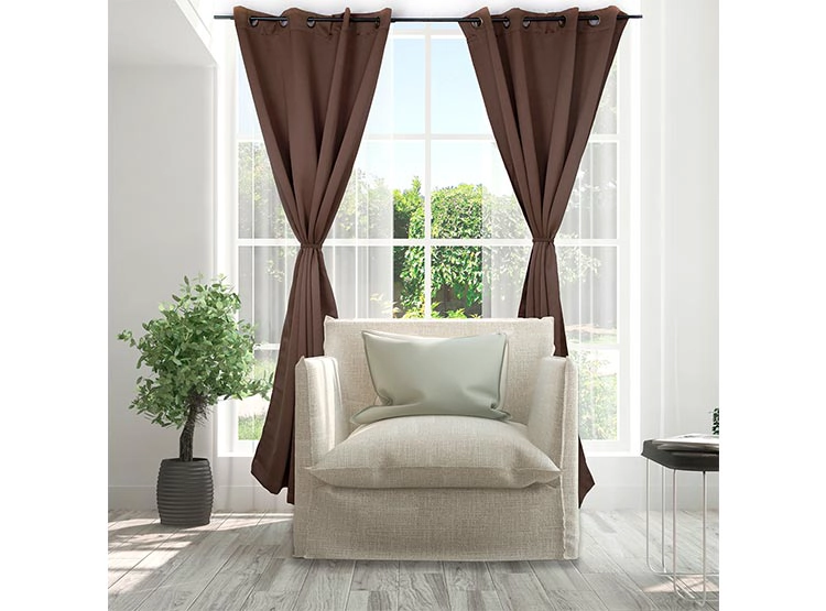 SET CORTINAS DORAL VICTORIA BLACKOUT CAFE - 2